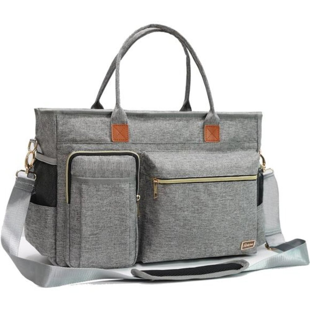 Nurse Tote Bag for Work with Padded 15.6” Laptop Sleeve, Medical